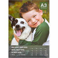 Від 2 шт. Фотопапір А3 пл.230г/м² 20 аркушів, глянцевий купит оптом