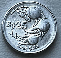 Монета Индонезии 25 рупий 1994-96 гг.