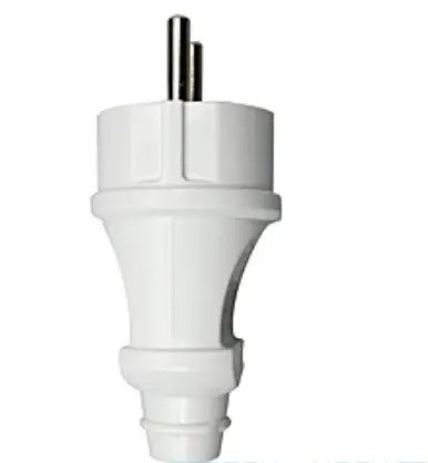 Вилка пряма з заземленням SVT-7326