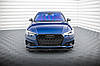 Сплітер Audi A4 B9 S-line Competition (2019) тюнінг губа обважнення переднього бампера (V2), фото 3