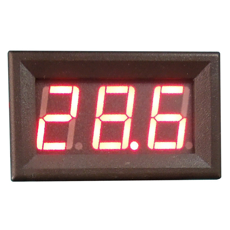 Вольтметр DC у корпусі 0~300В червоний, 0,56"