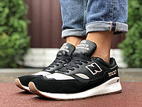 Мужские легкие демисезонные кроссовки New Balance 1500 черно белые, качество классное только 44 46