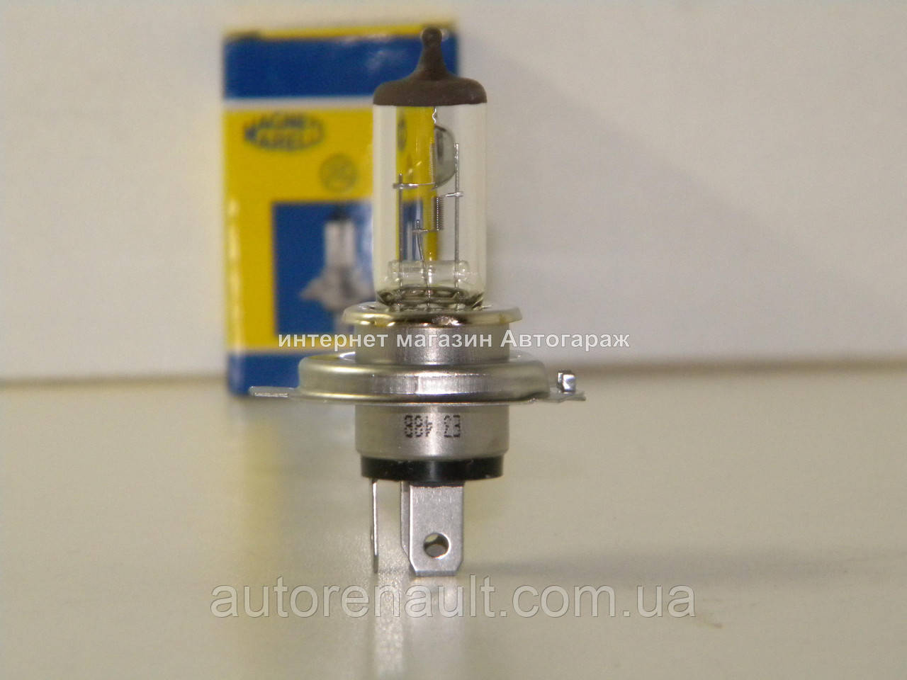 Галогенна лампа H4 12V 60/55W Standard MAGNETI MARELLI (Італія)-H412V, фото 1