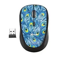 Мышка TRUST Yvi Wireless Mouse PeacockBlue (23388)