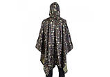 Тактичний дощовик-пончо EasyFit RainC (військовий плащ ЗСУ) Камуфляж marpat / ЛЮКС ЯКОСТІ! (7070), фото 7