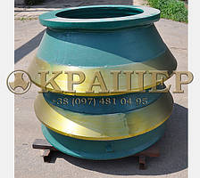 Metso HP300 Футерівка чаші (Бронь) N55208280 і футерування конуса (Бронь) N55308267