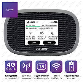 4G LTE WiFi роутер NOVATEL 8800 LTE. Швидкість до 1200 Мбіт/с (Cat.18). Два виходи під антену