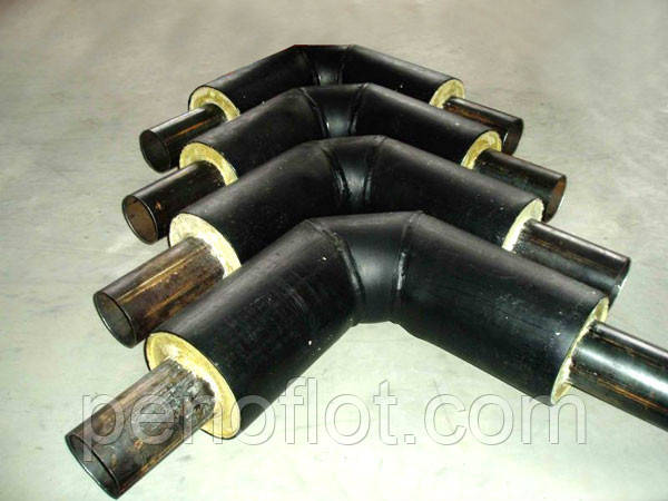 Коліно стале теплоізольоване ф273/400