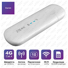 ZTE MF79 U | Універсальний маршрутизатор модем/роутер 3G/4G/LTE | до 150 Мбіт/с | Два виходи для антен