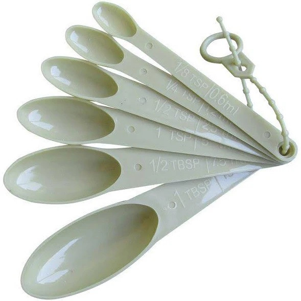 Ложка мірна Empire 6 штук (0,6 мл/1,2 мл/2,5 мл/5 мл/7,5 мл/15 мл) пластик (8693 EM), фото 1
