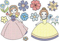 Великі водні розмальовки "Подружки принцеси" (укр) [tsi139570-TSI], фото 2