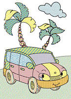 Великі водні розмальовки "Пожежна машина" (рус) [tsi147430-TSI], фото 2