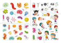 Книга "Перші розвиваючі наклейки. Бактерії" укр [tsi149263-TSI], фото 4