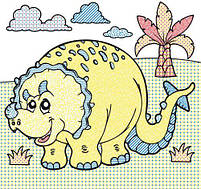 Водна розфарбування Динозаври, укр [tsi140003-TSI], фото 2