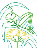 Розмальовки з кольоровим контуром "Метелик" [tsi167575-TSI], фото 2