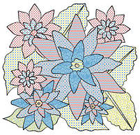 Водні розмальовки "Квіти" (укр) [tsi160081-TSI], фото 3