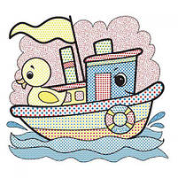 Розмальовка "Водні розмальовки. Кораблики" (укр) [tsi177953-TSI], фото 4