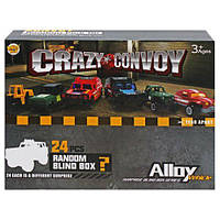 Набор машинок-сюрпризов "Crazy convoy" (24 шт) [tsi214012-TSI]