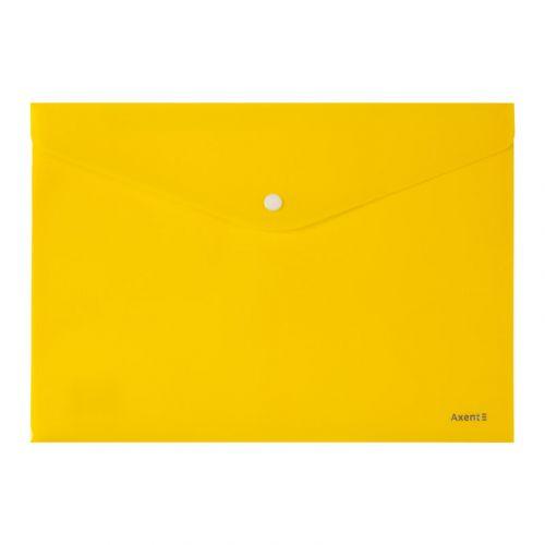 Папка на кнопці, А4, непрозора, жовта [tsi216555-TSI] - фото 1 - id-p1928789751