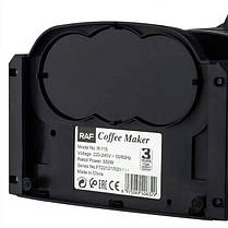 Електрична кавоварка на дві чашки Raf R.115, фото 4