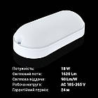 Світильник світлодіодний РКХ Biom MPL-О18-6 18 Вт 6000К, овал, фото 3