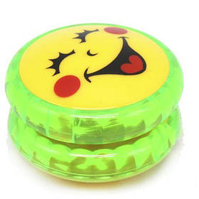 Йо-йо з підсвічуванням "Смайлик", зелений [tsi215193-TSI]