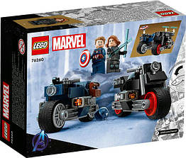 Лего Супергерої Мотоцикли Чорної Вдови й Капітана Америка Lego Super Heroes Marvel 76260