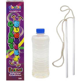 Мильні бульбашки "PARTY BOX - GIANT BUBBLES" 500 мл, пускач 30 см [tsi207998-TSI]