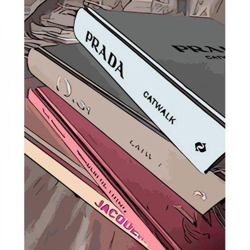 Картина за номерами "Книги на столі" ★★★ [tsi215438-TSI], фото 1