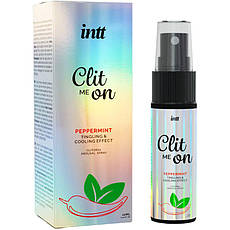Розпродаж! Збуджувальний спрей для клітора Intt Clit Me On Peppermint Cooling 12 мл (термін 01.2026)