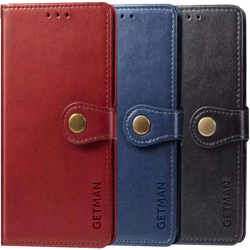 Шкіряний чохол-книжка GETMAN Gallant (PU) для Xiaomi Redmi Note 10 Pro / 10 Pro Max