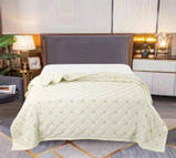 Велюрове стьобане покривало з прошарком синтепону 220х240, фото 2