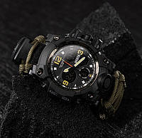 Годинник чоловічий Besta Life Pro з компасом Наручні годинники з компасом чоловічі Тактичні годинники Спортивні годинники