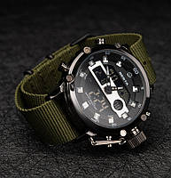 Годинник чоловічий Besta Prof Green Наручні годинники чоловічі Тактичні годинники Спортивні годинники