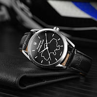 Часы мужские Besta Kraina Leather Наручные мужские классические часы Кварцевые часы