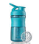 Шейкер спортивний (пляшка) BlenderBottle SportMixer Flip 20oz/590ml Teal, фото 4