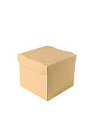 Коробка для бургера РЕБ крафт сборная 12х12 см h11 см бумажное (50819-1043KPE/600)
