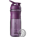 Шейкер спортивний (пляшка) BlenderBottle SportMixer Flip 28oz/820ml Plum, фото 2