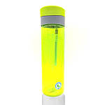 Пляшка для води CASNO 600 мл KXN-1145 Зелена + пластиковий вінчик, фото 2
