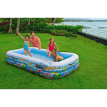 Басейн надувний дитячий овальний 305 см х 183 см х 56 см Intex 58485