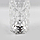 Акумуляторна настільна лампа LUMINARIA CRYSTAL RGB 1 W RC 90x215 CLEAR/CHROME IP20, фото 5