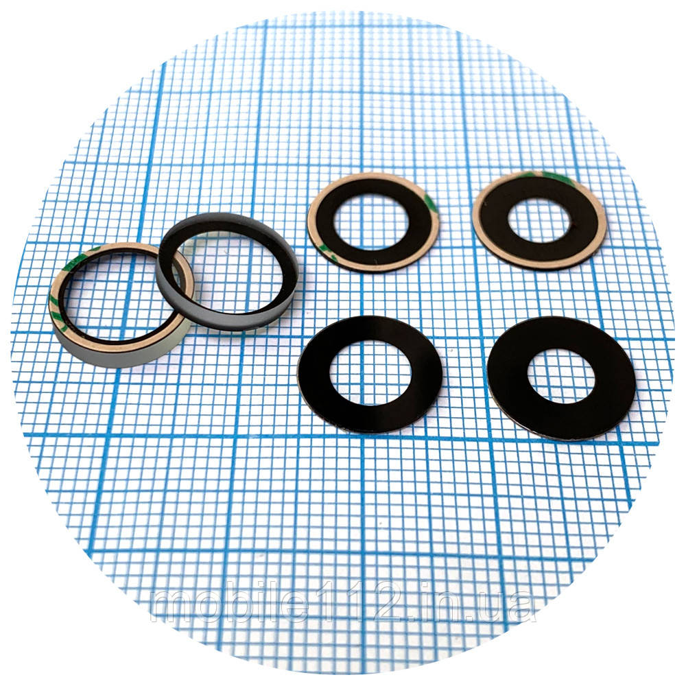 Скло камери Apple iPhone 13 Pro, iPhone 13 Pro Max (оригінал Китай - 3 шт), фото 1