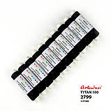 Бісерна нитка TYTAN 100м, чорна, фото 2