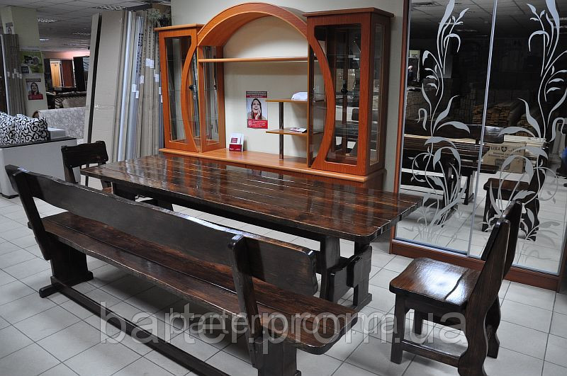 Производство столов деревянных дачных 1500*800 - фото 2 - id-p1928725533