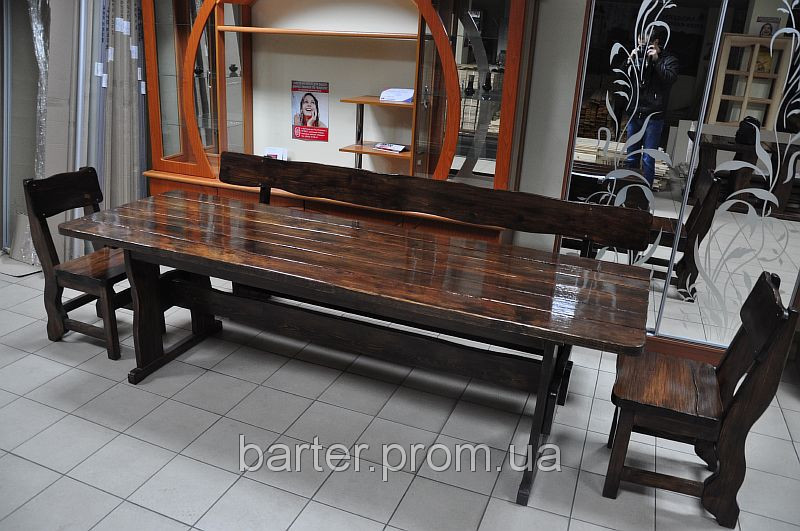 Производство столов деревянных дачных 1500*800 - фото 7 - id-p1928725533