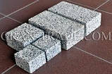 Виробництво гранітної бруківки червона пилено-колота 10*10*5, фото 5