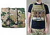 Підсумок під 6 магазінів АК/РПК потрійний (MOLLE, підсумок на розгрузку, жилет, РПС) Multicam, фото 4
