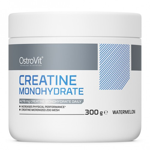 Креатин моногідрат OstroVit CREATINE Monohydrate 300 грам з смаковими добавками