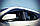 Дефлектори вікон (вітровики) Hyundai Santa Fe 2012 - Хром Молдингом AVTM, фото 2