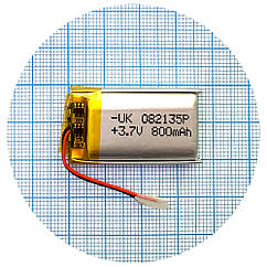 Батарея (акумулятор) універсальний 082135P 802135 36 x 20 x 8 мм 800 mAh 3.7V